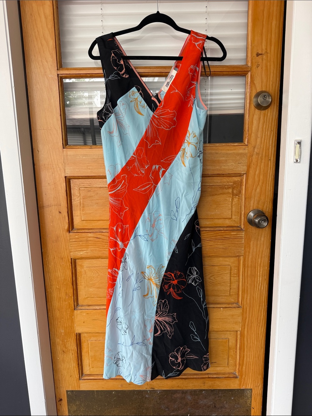 Diane von Furstenberg Fenelon midi dress sz 14